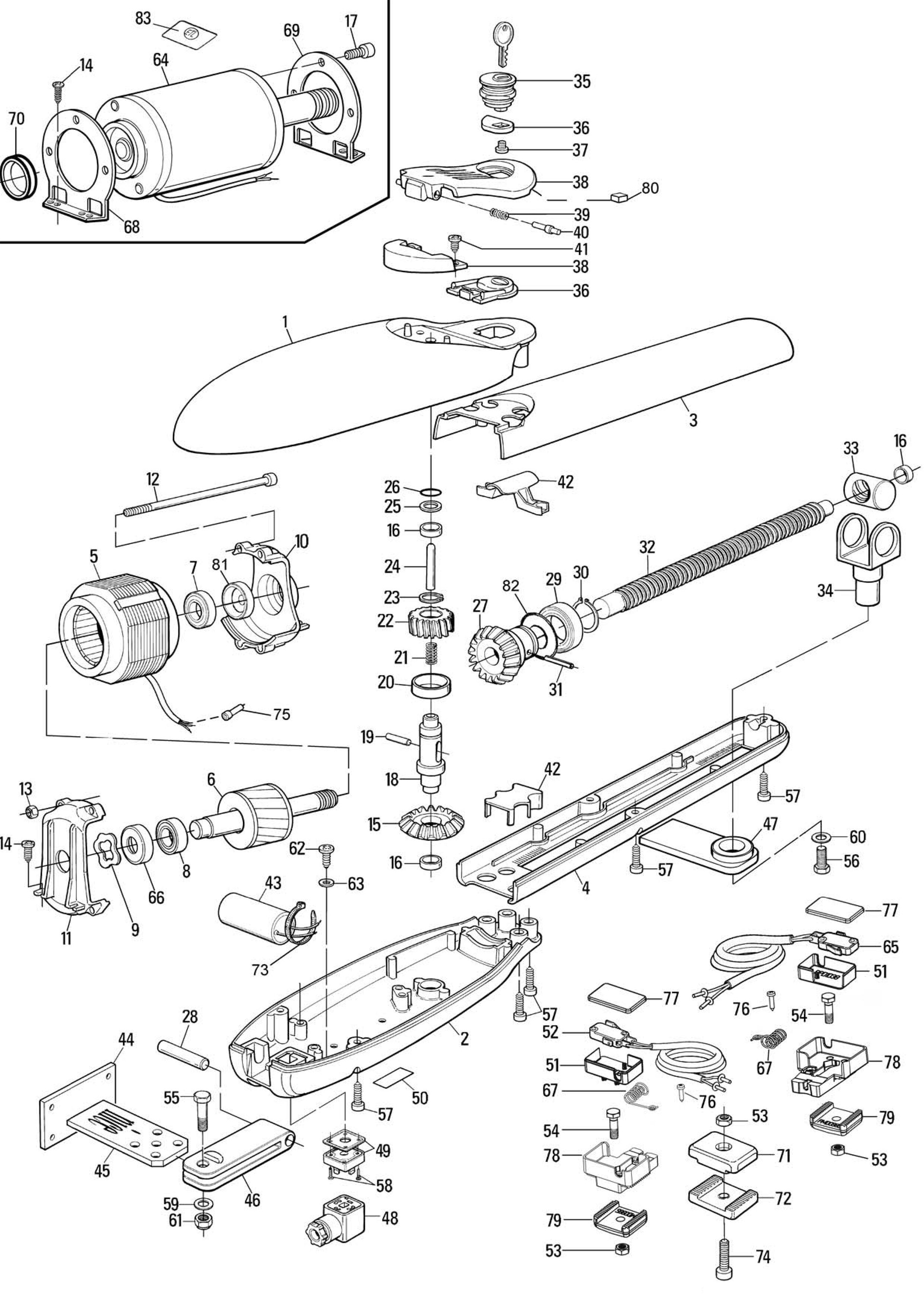 Schemat do napędu MOBY 5015 (MB5015)