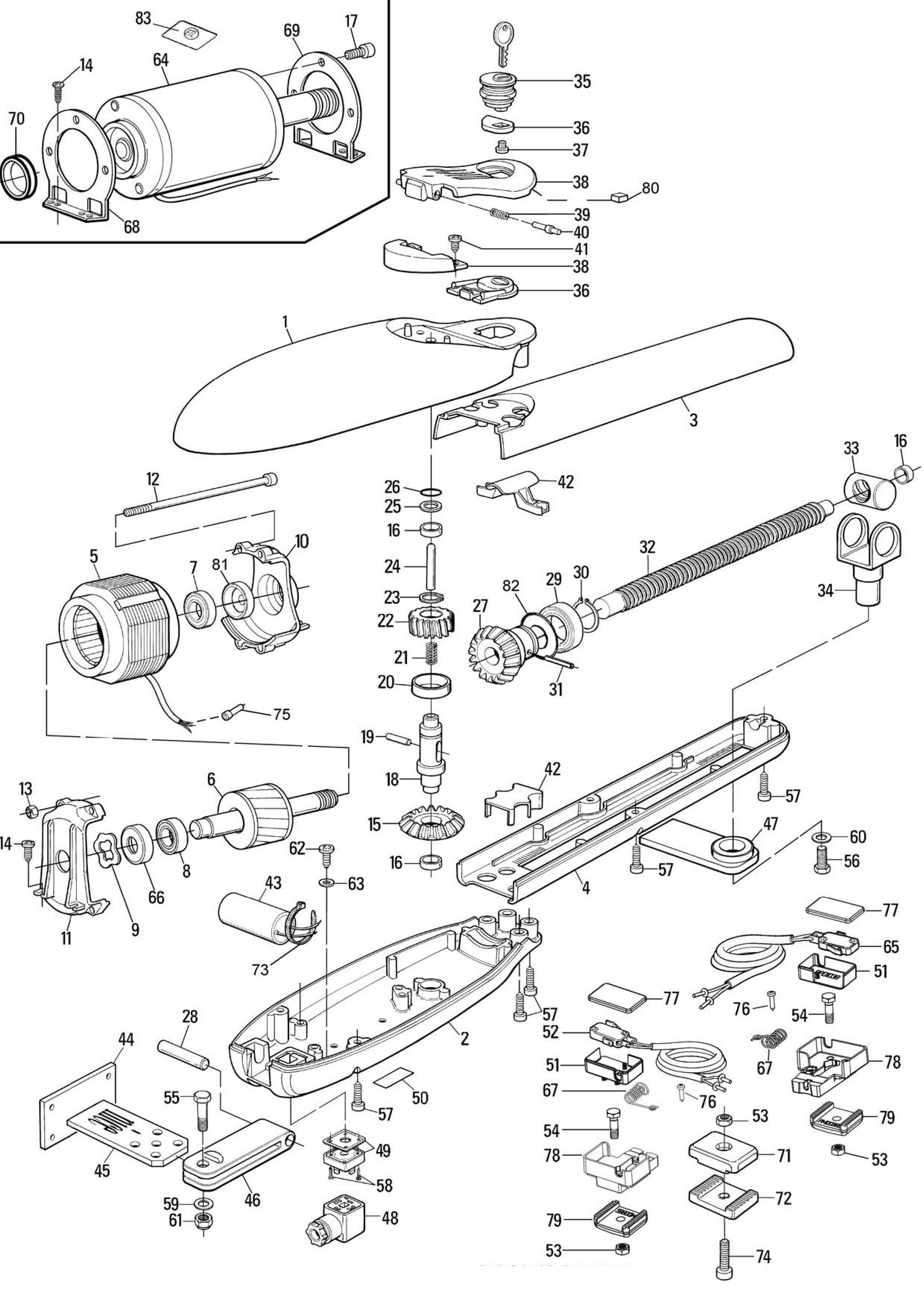 Schemat do napędu MOBY 5024 (MB5024)